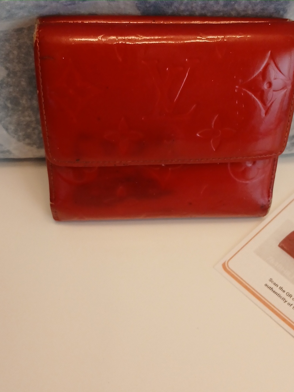 Louis Vuitton  with COA Cherry Patent Monogram Small Wallet - Picture 2 of 12